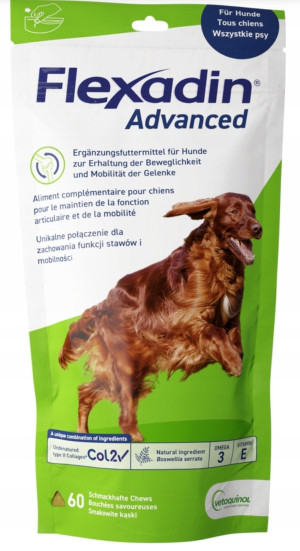 VETOQUINOL Flexadin Advanced - mięsne kąski 60 mięsnych kąsków