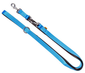 DINGO Smycz przedłużana Extra Energy - niebieska 2cm x 220cm