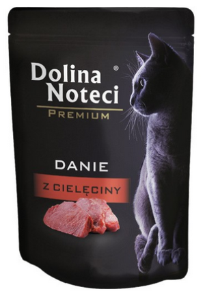 DOLINA NOTECI Premium - Danie z cielęciny dla kota (saszetka) 85g