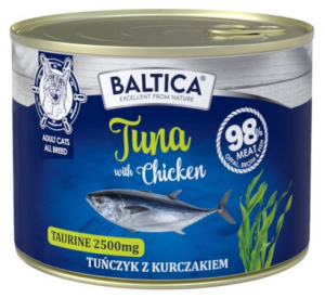 BALTICA EXCELLENT Kot dorosły Tuna with Chicken - Tuńczyk z kurczakiem 185g