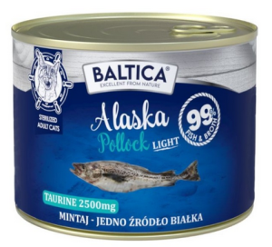 BALTICA EXCELLENT Kot dorosły Alaska Pollock Light - Mintaj 185g