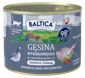 BALTICA PRZYSMAKI REGIONÓW Kot dorosły Gęsina 185g