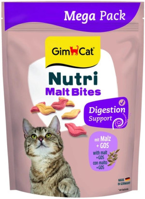 GIMCAT Nutri Malt Bites Całuski przysmak odkłaczający 425g
