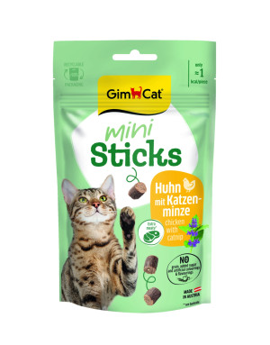 GIMCAT Sticks Mini Kurczak i Kocimiętka 50g
