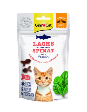 GIMCAT Crunchy Snack Łosoś i Szpinak 50g
