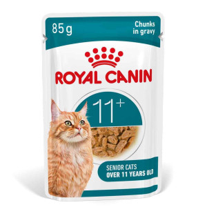 ROYAL CANIN Ageing 11+ Gravy karma mokra, kawałki w sosie, dla kotów dojrzałych po 11 roku życia 12x 85g