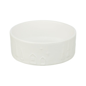 TRIXIE Xmas Miska ceramiczna dla psa/kota biała 0,3l / 12cm