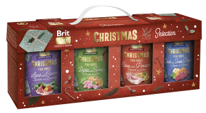 BRIT Mono Protein Christmas Multipack 4x400g