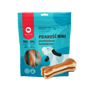 MACED Kości przekładane kurczakiem 10 cm 500g