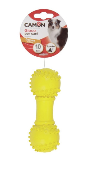 CAMON Piszczący Hantel z Piłakami 10cm