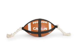 CAMON Dog Toy Gumowa Piłka Rugby ze Sznurkiem 27,5cm