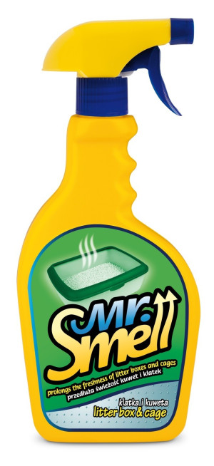 MR SMELL Spray do redukcji zapachu w kuwetach i klatkach 500ml