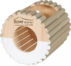 ZOLUX Domek drewniany Home Color z bali M 190x190x190mm