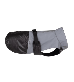 AMIPLAY Peleryna odblaskowa Lumin - czarna 45 x 51 x 58-66 cm