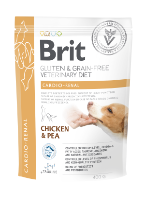BRIT Veterinary Diets Dog Grain free Cardio - Renal, kurczak 2 kg