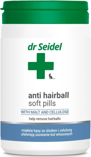 DR SEIDEL Soft pills Antihairball - Kęsy na kule włosowe 225g