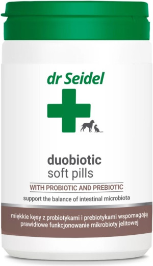DR SEIDEL Soft pills duobiotic - Kęsy na mikrobion jelitowy 225g