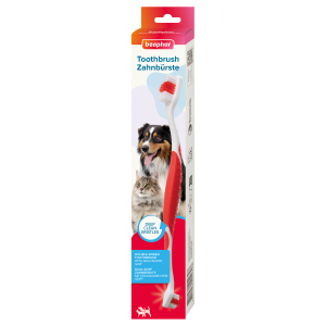 BEAPHAR Toothbrush - szczoteczka do zębów dwugłowicowa