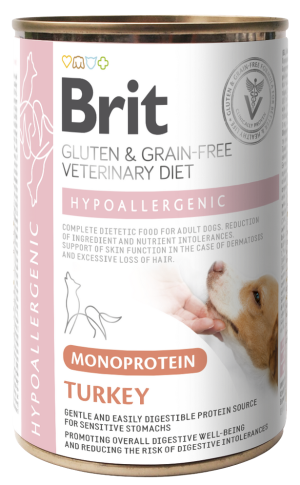 BRIT Veterinary Diets Hypoallergenic Turkey 400g