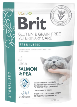 BRIT Grain Free Veterinary Care Cat Sterilised 400g