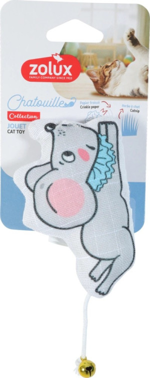 ZOLUX Zabawka dla kota dzwonek kocimiętka mysz kołnierzyk Chatouille 6cm