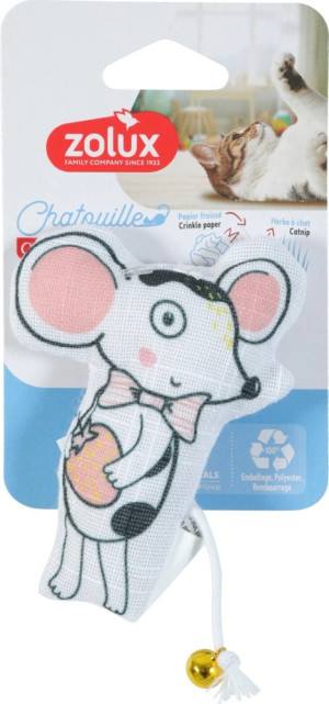ZOLUX Zabawka dla kota dzwonek kocimiętka mysz muszka Chatouille 11cm
