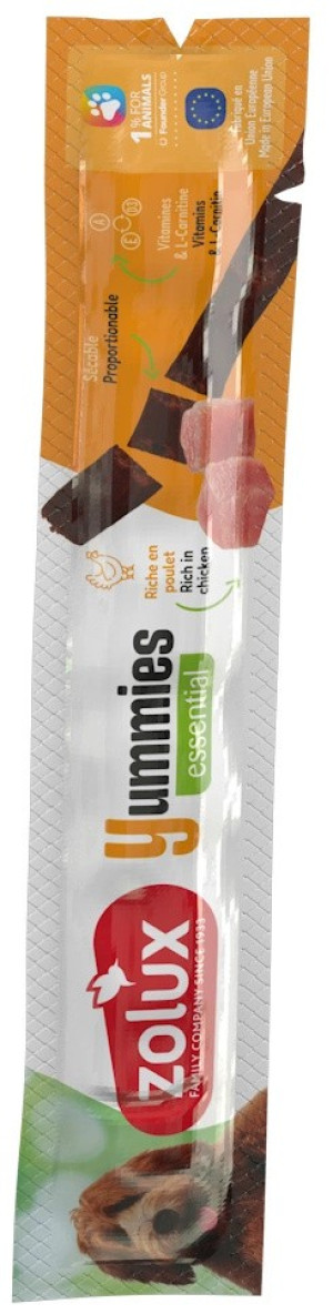 ZOLUX Miękki przysmak treningowy dla psa pałeczka Yummies kurczak 12g