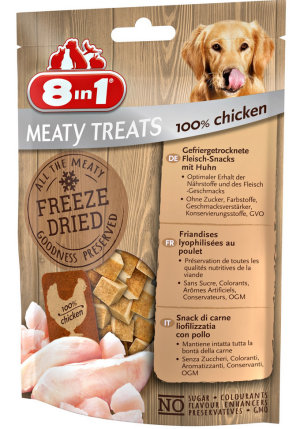 8in1 Przysmak dla psa liofilizowane Freeze Dried kurczak 50g