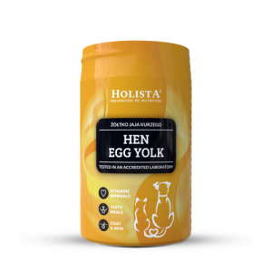 HOLISTA Egg Yolk - żółtko jaja kurzego dla psów (proszek) 500g