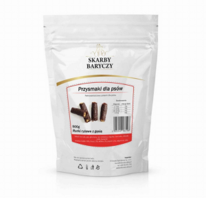 SKARBY BARYCZY Rurki ryżowe z gęsią 500g 500 g