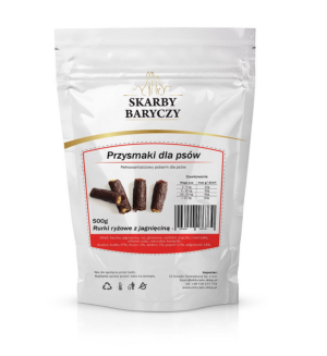 SKARBY BARYCZY Rurki ryżowe z jagnięciną 500g 500 g