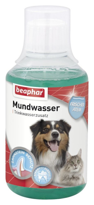 BEAPHAR Mundwasser - płyn do pielęgnacji jamy ustnej i zębów dla psów i kotów 250ml