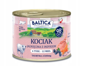 BALTICA PRZYSMAKI REGIONÓW Kociak Jagnięcina z indykiem 185g
