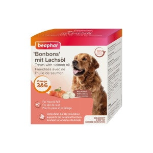 BEAPHAR Lachsol Bonbons 245g - praliny z łososiem 40szt