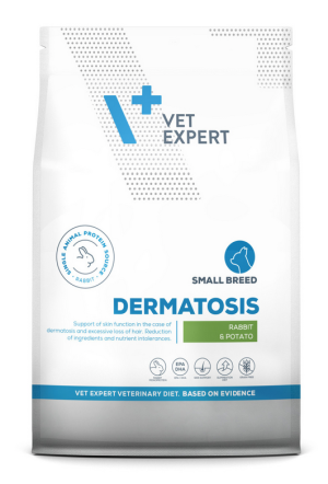 VETEXPERT 4T Vet. Diet Dog Dermatosis Rabbit and Potato Small Breed 2kg