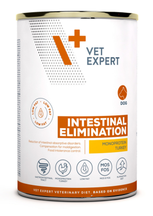 VETEXPERT 4T Vet. Diet Intestinal Elimination Low Fat Dog 400g