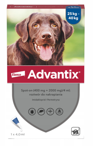 ELANCO Advantix Spot-on 25kg - 40kg 25kg - 40kg (4x 4,0ml)