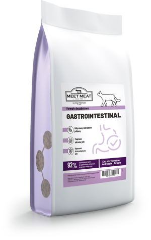 MEET MEAT Cat Gastrointestinal - Zdrowie układu trawiennego 5 kg