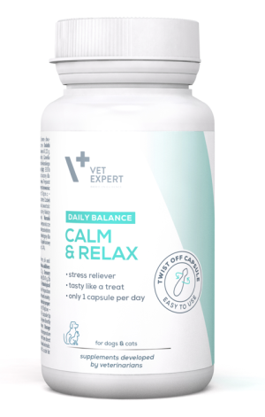 VETEXPERT Calm and Relax - Objawy stresu 30kaps. (Twist Off)