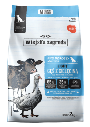 WIEJSKA ZAGRODA Light Gęś z cielęciną 12kg