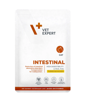 VETEXPERT Intestinal Cat Turkey&Chicken saszetka 100g