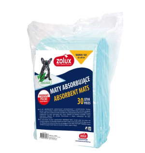 ZOLUX Maty absorbujące do nauki czystości 30 sztuk 60 x 60 cm - 30 sztuk