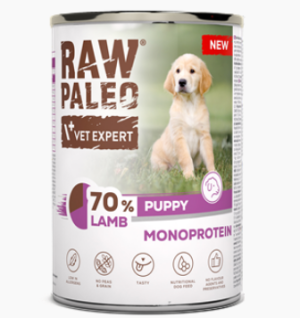 RAW PALEO Lamb Puppy Can 400g