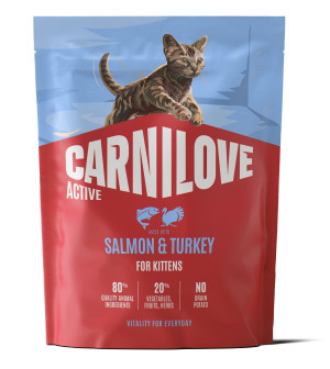 CARNILOVE ACTIVE CAT Kitten Salmon and Turkey 400g