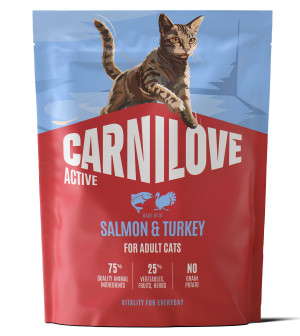 CARNILOVE ACTIVE CAT Adult Salmon and Turkey 400g