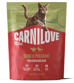 CARNILOVE ACTIVE CAT Adult Sterilised Duck and Pheasant 400g