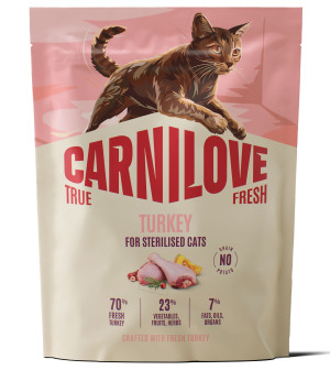 CARNILOVE CAT TRUE FRESH Adult Sterilised Turkey 400g