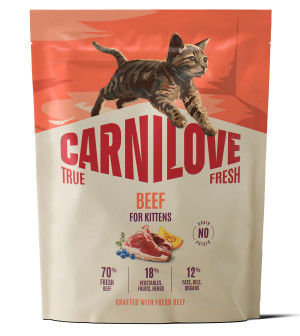 CARNILOVE CAT TRUE FRESH Kitten Beef 400g