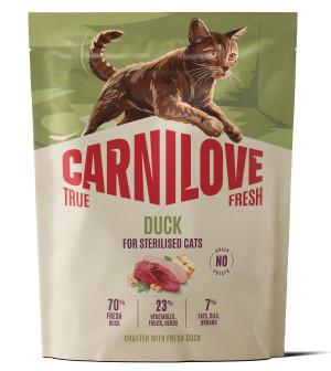 CARNILOVE CAT TRUE FRESH Adult Sterilised Duck 400g
