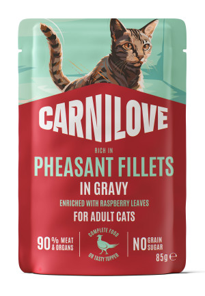CARNILOVE CAT Adult Pheasant in gravy 85g (saszetka)